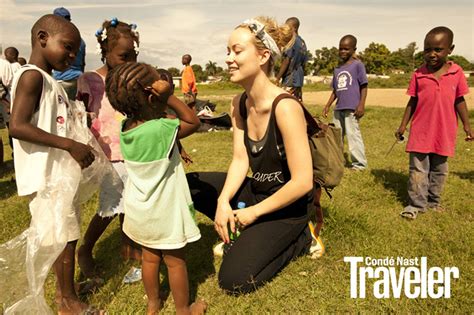 Olivia Wilde Hopes To Inspire Others With Her Charity Work In Haiti Philanthrophy Is No Longer