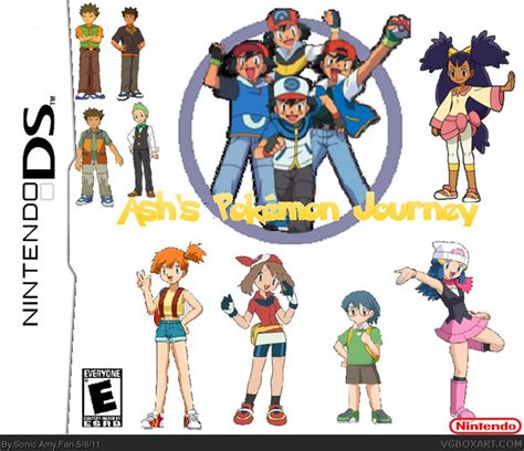 Ash Ketchums Pokemon Journey Nintendo Ds Box Art Cover By Sonic Amy Fan