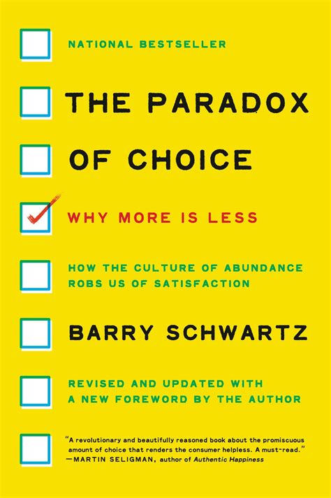 The Paradox Of Choice Book Summary Life With Data