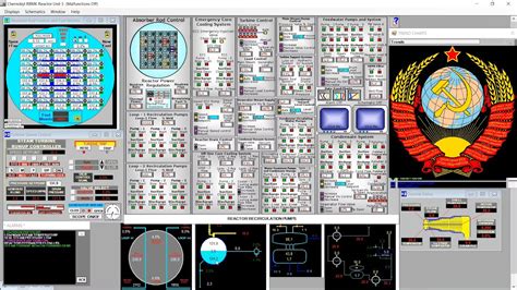 Rbmk 1000 Chernobyl Nuclear Reactor Simulator Tutorial Youtube