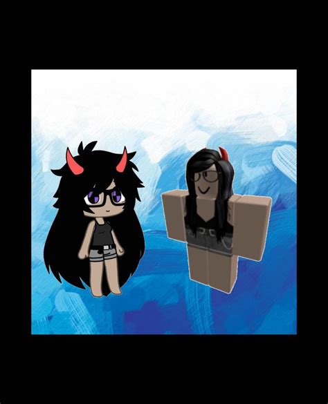 THEY LOOK SO A LIKE (Gacha life and Roblox) omg so alike i love this
