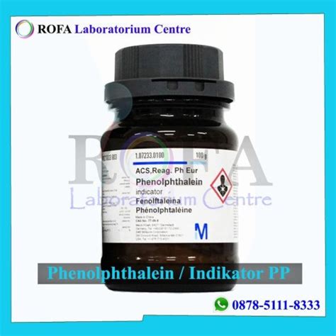 Jual Phenolphthalein Fenolftalein Indikator Pp Eceran 1 Gram Kota
