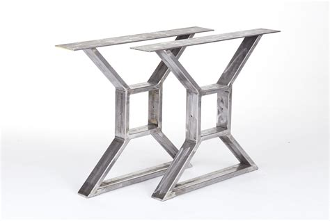 Vevor.com has been visited by 10k+ users in the past month Custom Made Industrial Steel X Table Legs | Industrial ...