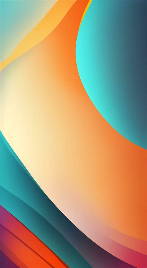 Abstract Colorfull Gradient Smooth Wave Motion Background Generative Ai