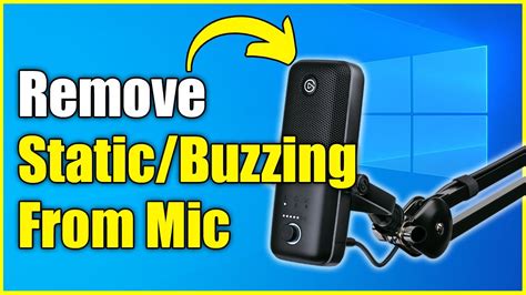 Remove Buzzing Noise And Background Noise From Any Microphone Youtube
