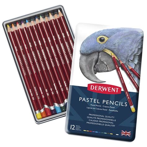 Derwent Pastel Pencils Tin Of 12 George Weil