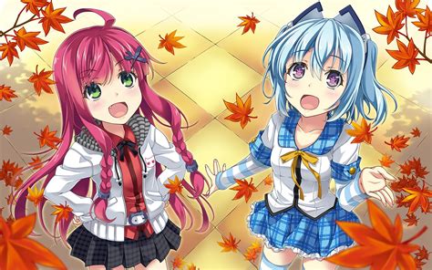 Anime Anime Girls Original Characters 1000 Chan School Uniform