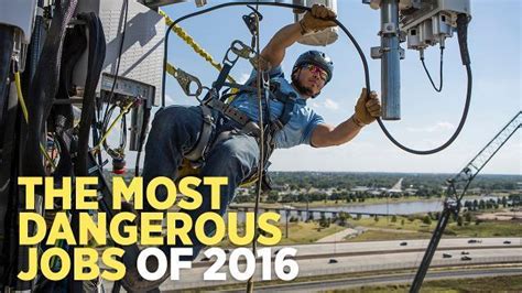 Most Dangerous Jobs Of 2016