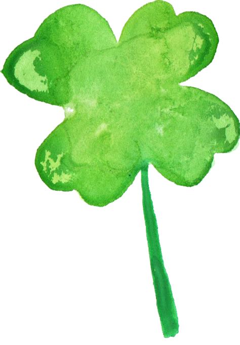 Watercolor Clover Png Image Png Mart