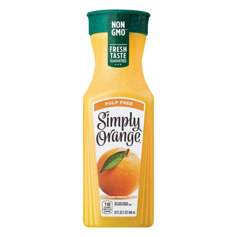 Save On Simply Orange Orange Juice Pulp Free Order Online Delivery Giant