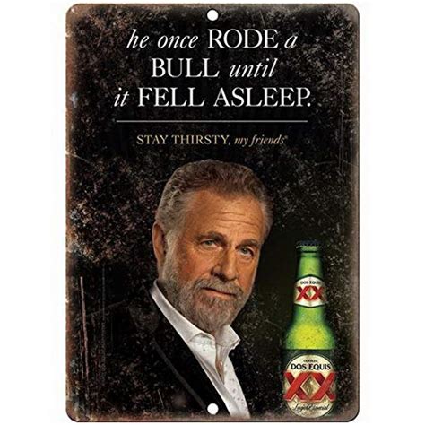 Buy Dos Equis Beer Most Interesting Man In The World Old Style Beer Vintage Looking Bar Pub