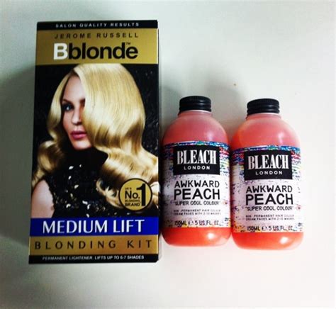 It is best to start with a small amount. Bleach London Awkward Peach Hair Dye Review | Vanity Claire