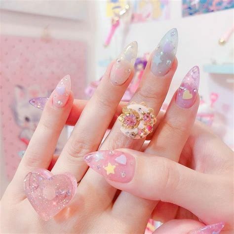 20 Cute Kawaii Press On Nails Inspiration Manicura De Uñas Tutorial