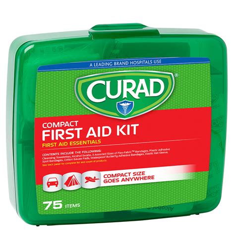 Compact First Aid Kit 75 Count Curad Bandages Official Site