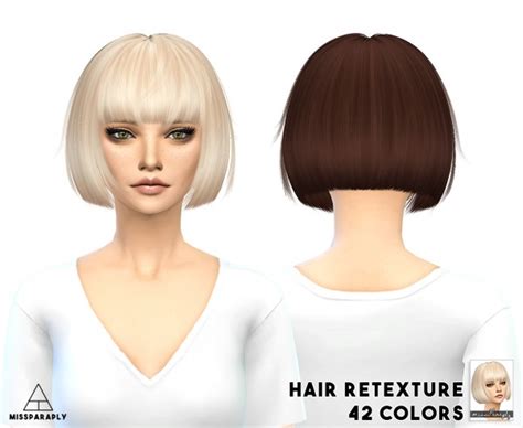 Sims 4 Hairs Miss Paraply Nightcrawler Hairsstyles Retextured