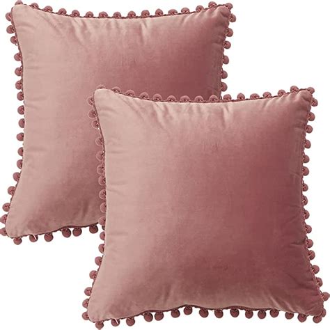 Amazon Co Uk Dusky Pink Cushion Covers