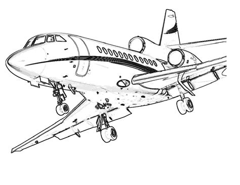 Air Plane Coloring Pages Coloring Home