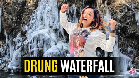 Drung Waterfall In Summer Travel Vlog Kashmir Youtube