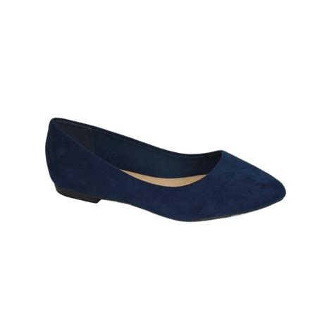 City Classified Hold Navy Blue Suede City Classified Women Casual