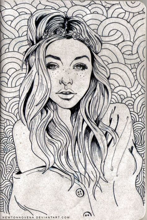 #drawing #drawn #draweveryday #drawing girls #drawing heavy girls #drawing curvy girls. Just Some Amazing Hipster Drawing Ideas (40 Of It) - Bored Art