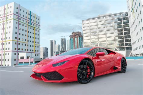 2016 Lamborghini Red Huracan Coupe For Rent Mvp Miami Exotic Rentals