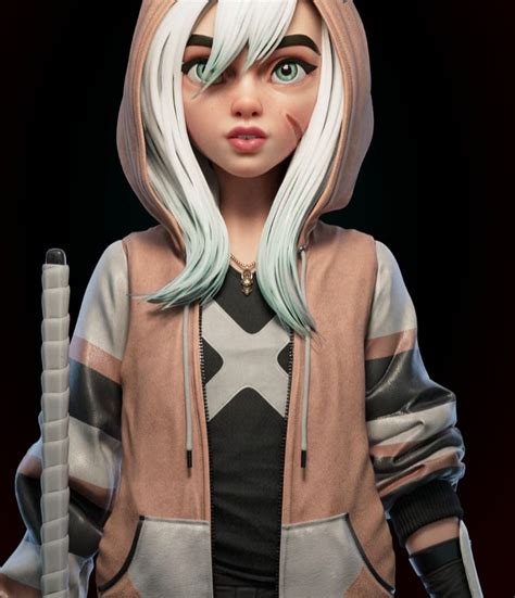 Character Built In Zbrush For Art Heroes Stylized Character Program