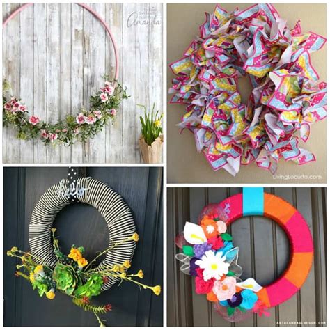 Summer decorations for home living rooms, spring home decor, summer decorations for home beach themes. DIY Summer Wreaths: 20+ beautiful statement wreaths for ...