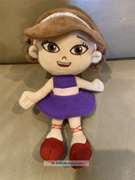 Disney Little Einsteins June Plush 9” Stuffed Beanie Doll Toy In Purple