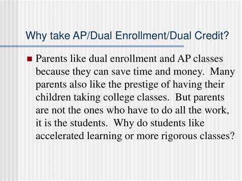 Ppt Advanced Placementdual Enrollmentdual Credit Powerpoint