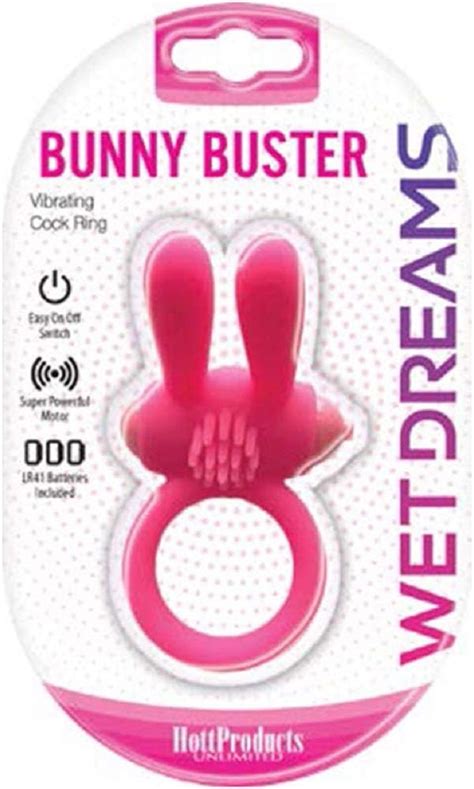 wet dreams bunny buster cock ring with turbo bunny motor with free jo h20 lube
