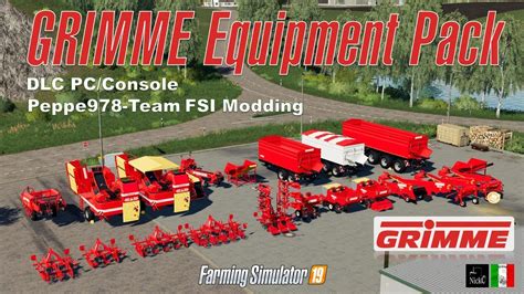 Farming Simulator 19 Grimme Pack Dlc By Peppe978 Team Fsi Modding