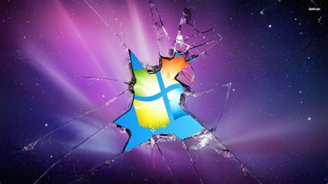 Cracked Screen Wallpaper Windows 7 Zendha