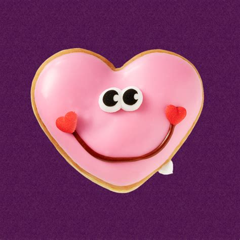 Happy Hearts Krispy Kreme Doughnuts Showcases Heart Shaped Valentines