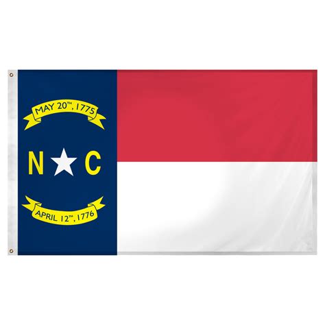 North Carolina 3ft X 5ft Super Knit Polyester Flag