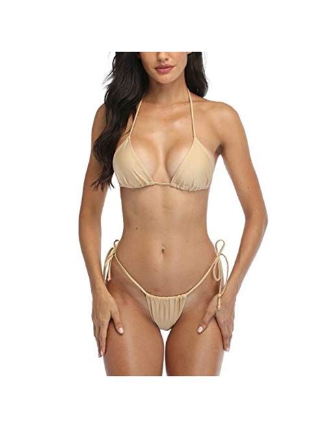 Buy Sherrylo Thong Tanning Bikini Swimsuit For Women Brazilian Bottom