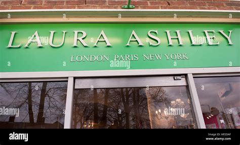 Laura Ashley Shop Sign Stock Photo Alamy