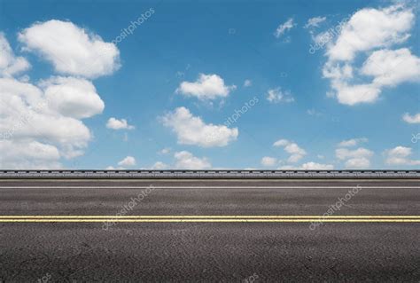 Roadside With Blue Sky Background — Stock Photo © Phonlamai 132261650