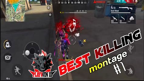 Best Killing Montage1 Garena Free Fire Youtube