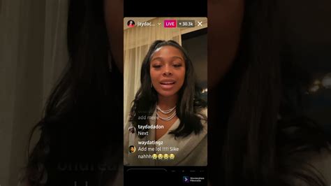 Jayda Cheaves Turning Up Interacting With Her Supporters On Live