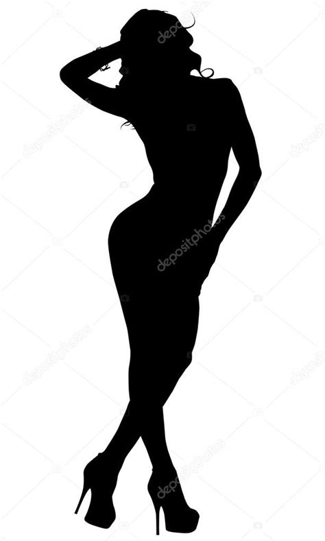 Sexy Woman Silhouette Stock Vector Image By SneSivan888 59196027