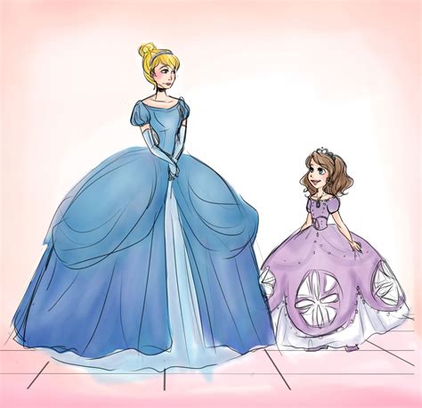 Cinderella And Sofia By Earl Nightmares On Deviantart First Disney