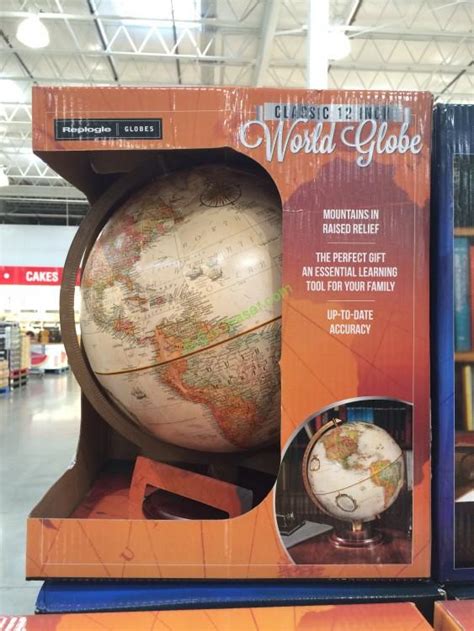 Replogle Globes 12 Globe With Walnut Finish Base Costcochaser