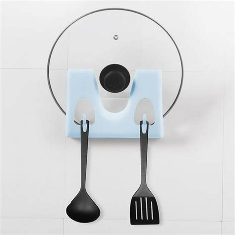 Lyumo Wall Mounted Pot Lid Cutting Chopping Board Rack Holder With