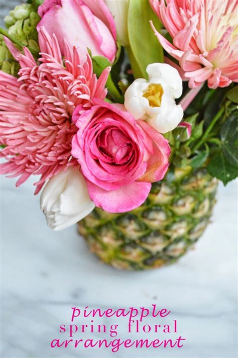 Pineapple Floral Arrangement One Brass Fox