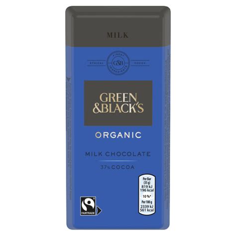 Green And Blacks Fairtrade Organic Milk Chocolate 35g We Get Any Stock