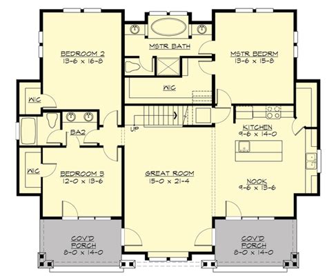 Last but not least, the third house plan without a formal dining room is this craftsman house. Craftsman Style House Plan 87680 with 3 Bed, 2 Bath ...
