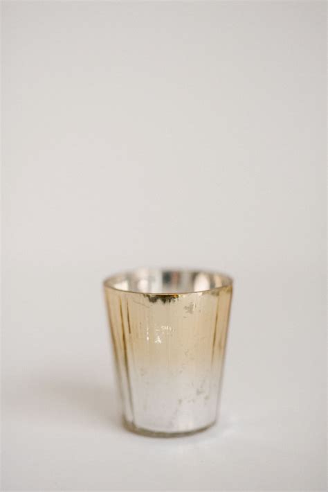 Duluth Wedding Rentals Gold Mercury Glass Votives 4