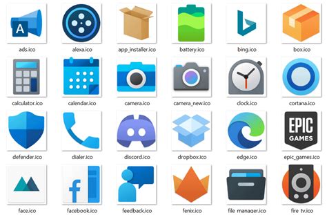 144 Fluent Design Icon Pack Rwindows10