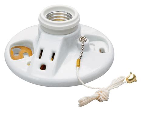 1 Bulb With One 2 Wire Outlet Light Sockets At