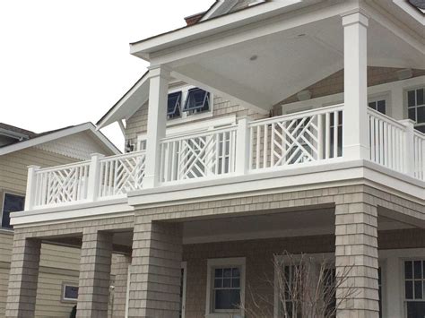 Tempered laminated hercules glass panel with spigots. Vinyl Railing - Styles | Dennisville Fence
